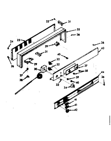 Backguard section