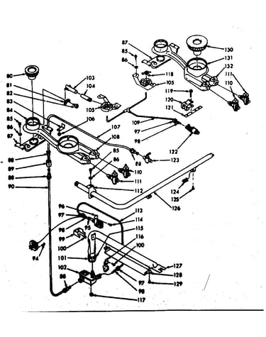Burner section