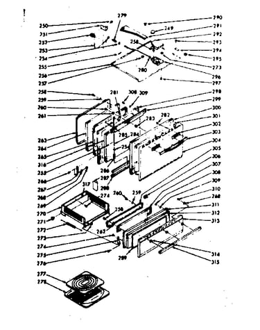 Oven and broiler doors and locking system
