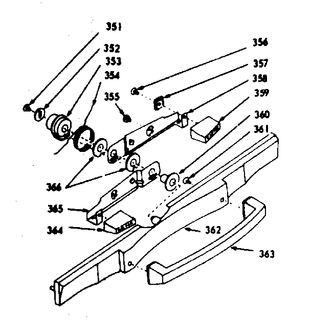 Door handle component parts
