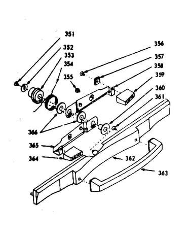 Door handle component parts