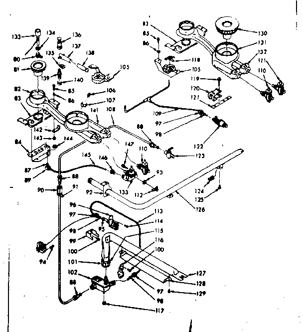 Burner section