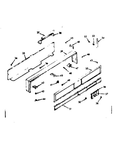 Backguard section