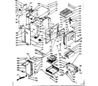 Kenmore 1037427040 body section diagram