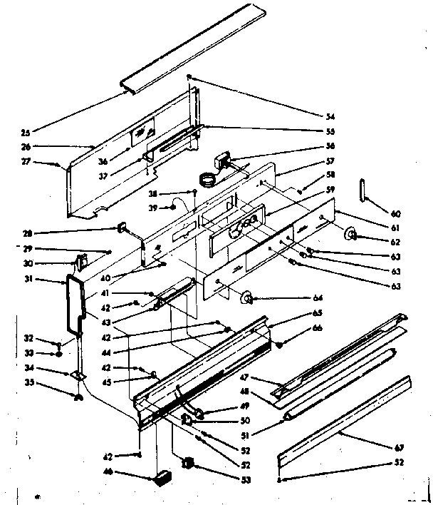 Backguard section