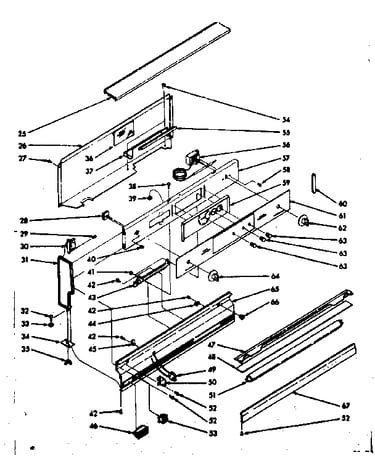 Backguard section