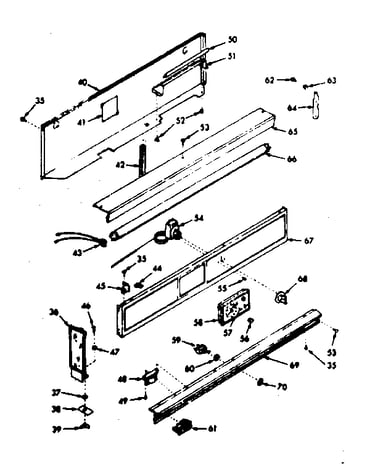 Backguard section