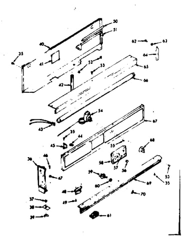 Backguard section