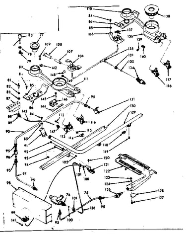 Burner section