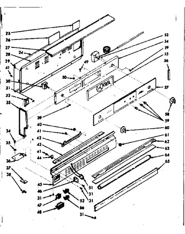 Backguard section