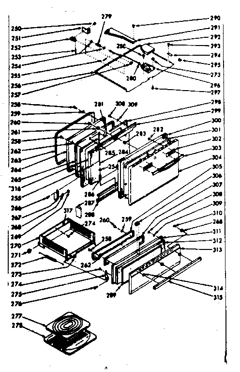 Oven & broiler doors & locking system