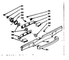 Kenmore 1037476842 component break-down for key 303 diagram