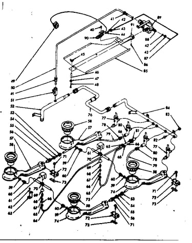 Burner section