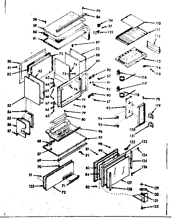 Upper body section