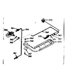 Upper oven burner section