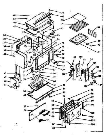 Upper body section