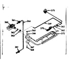 Kenmore 1037717040 upper oven burner section diagram