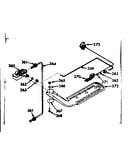 Upper oven burner section