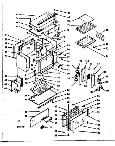 Upper body section