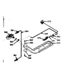 Upper oven burner section