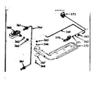 Kenmore 1037727040 upper oven burner section diagram