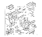 Kenmore 1037747060 lower body section diagram