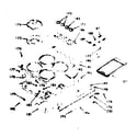 Kenmore 1037767040 main top section diagram