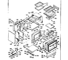 Kenmore 1037767020 lower body section diagram
