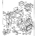Kenmore 1037767040 lower body section diagram