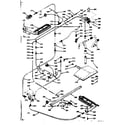 Kenmore 1037767040 upper and lower oven burner section diagram