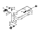 Kenmore 1037836840 upper oven burner section diagram