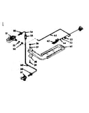 Upper oven burner section