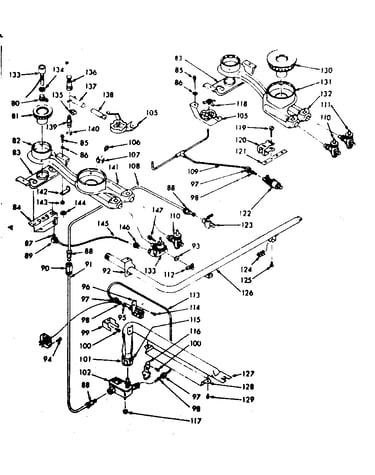 Burner section
