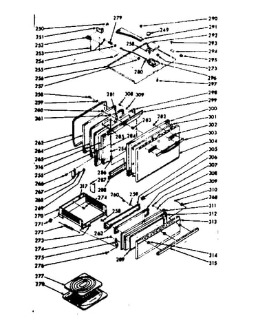 Oven & broiler doors & locking system