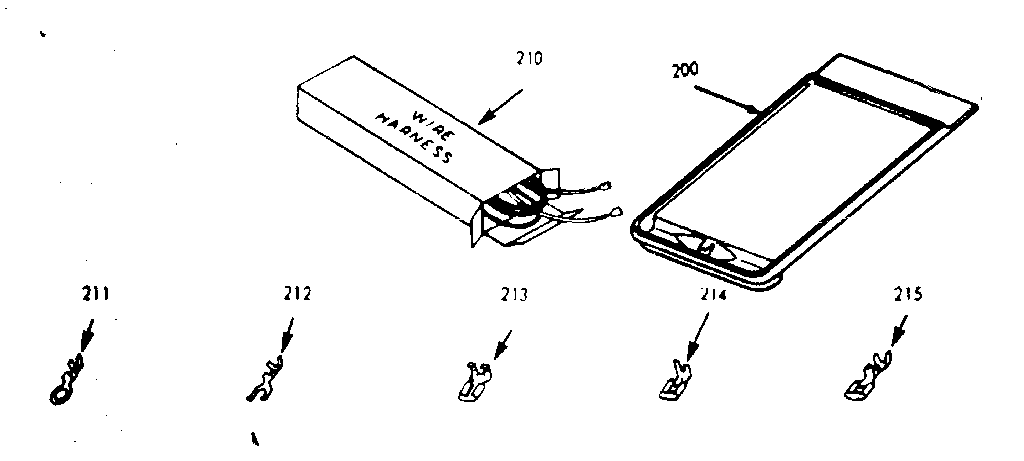 WIRE HARNESSES, COMPONENTS & GRIDDLE