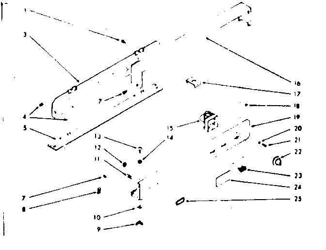Backguard section