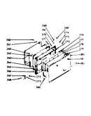 Oven door section