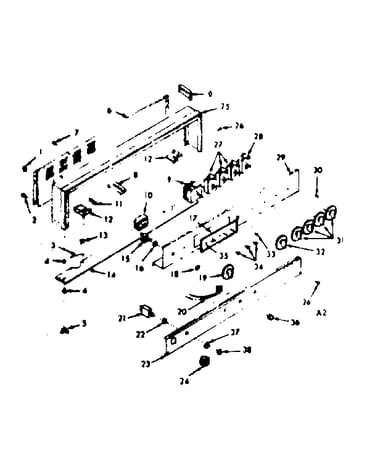 Backguard section