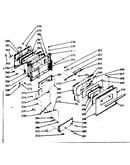 Oven door section