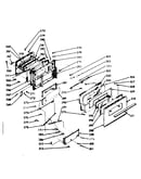 Oven door section