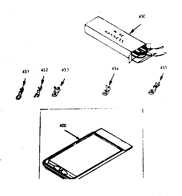 Wire harnesses and components & griddle