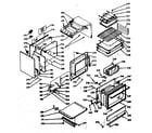 Kenmore 1039846960 lower body section diagram