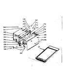 Oven door section