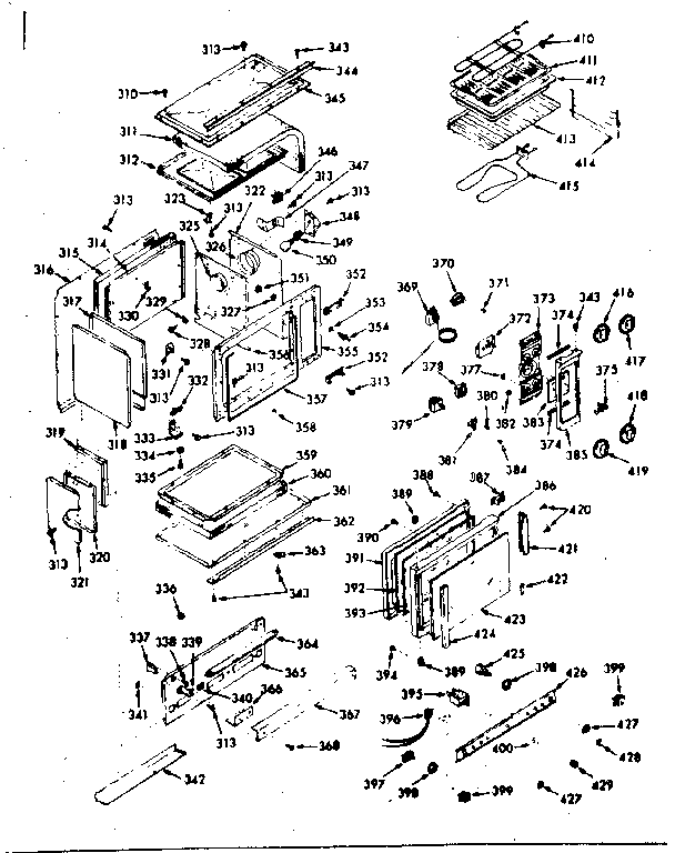 Upper body section