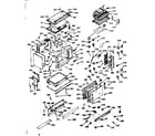 Kenmore 1039877020 upper oven section diagram