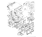 Kenmore 1039927001 oven section diagram