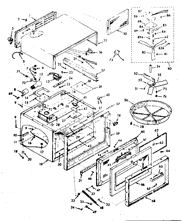 Oven section