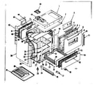 Kenmore 1196016840 body section diagram