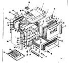Kenmore 1196036840 body section diagram