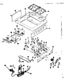 Top burner section